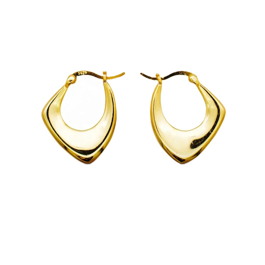 Contemporary Angled Hoops